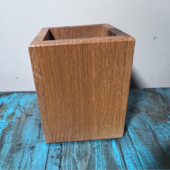 Cutco Vintage Wooden Utensil Holder Spoon Tool Holder Box Storage Wooden - Picture 5 of 15